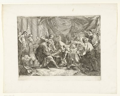 Antiochus halála Antiochus gondolta a bukás után alkotó: Noel Halle