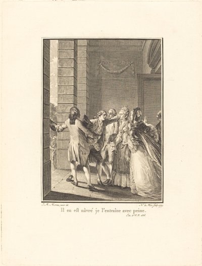 Sajnálom, nehezen edzem alkotó: Noël Le Mire after Jean Michel Moreau