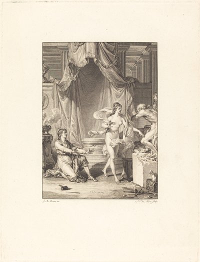 Pygmalion alkotó: Noël Le Mire after Jean Michel Moreau