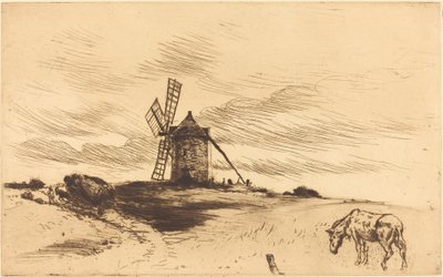 A malom Saint Jacutban alkotó: Norbert Goeneutte