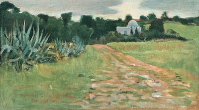 Saints House and Field, Tanger, 1885 alkotó: Norman Garstin