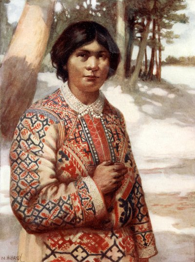 Ostiak nő, Szibéria alkotó: Norman Hardy