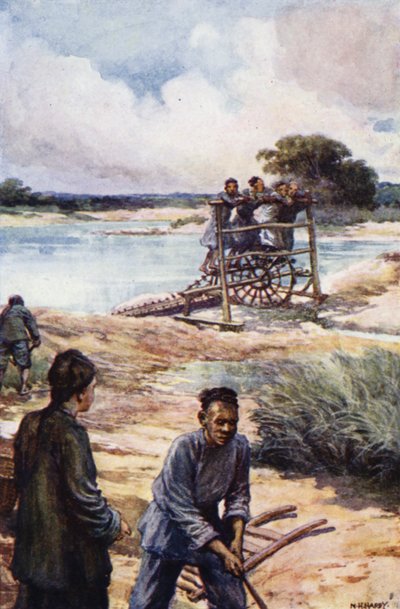 Kína: Vízikerék (színes litó) alkotó: Norman Hardy