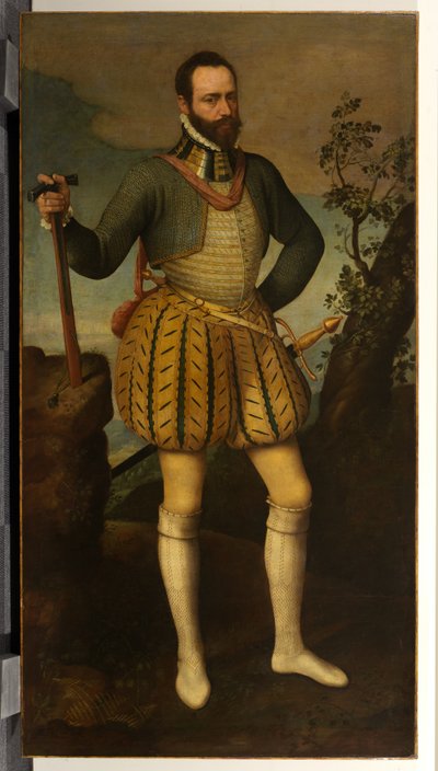 Páncélos férfi portréja (talán Emmanuel Philibert, Savoyai herceg) alkotó: Northern Italian School