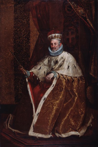 Leonardo della Torre genose dózse portréja (olaj, vászon alkotó: Northern Italian School