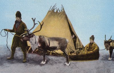Norge / Norvégia: Lapper (színes fotó) alkotó: Norwegian Photographer