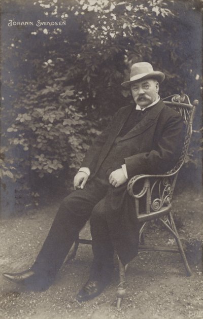 Johan Svendsen portréja alkotó: Norwegian Photographer