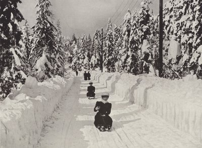 Téli sport Krisztiánia közelében alkotó: Norwegian Photographer