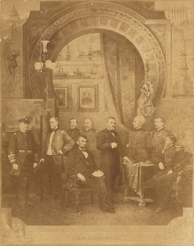 Uniós parancsnokok alkotó: Notman Photograph Company