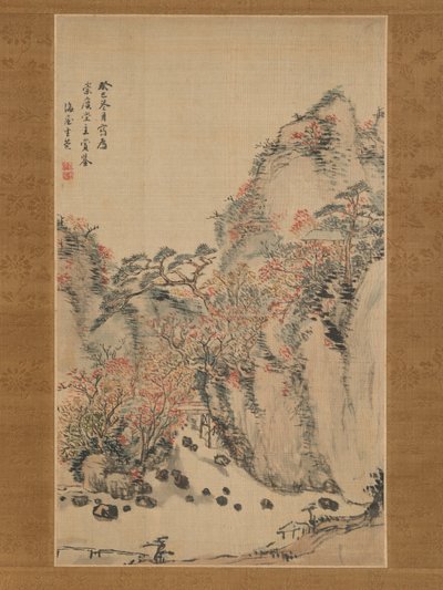 Őszi táj Eigenjiben, 1833. alkotó: Nukina Kaioku