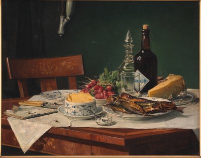 Ebédasztal alkotó: O.A. Hermansen