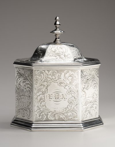 Teáskanna, 1845 alkotó: Obadiah Rich