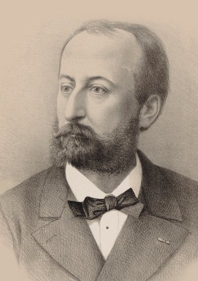 Camille Saint-Saëns 1835-1921, 1879 zeneszerző portréja. alkotó: Octave Edouard Jean Jahyer