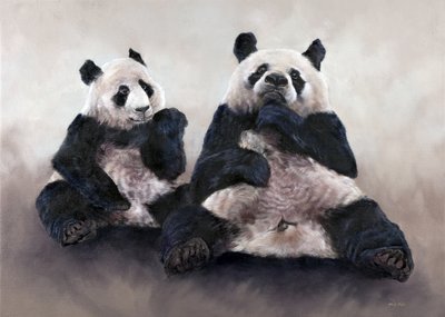Kínai medve, Pixiu, 2014 (akril, vászon) alkotó: Odile Kidd