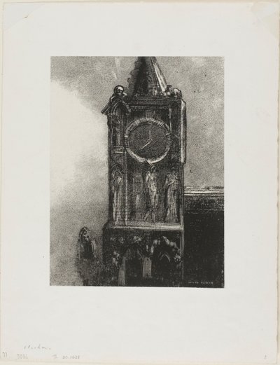 A Bell in the Tower Was Ringing the Hour, 4. tábla Edmond Picard Le Jure című művéből alkotó: Odilon Redon
