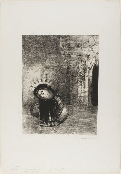 Hosszú krizális, a vér színe, 6/2. tábla alkotó: Odilon Redon
