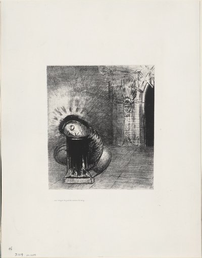 Hosszú krizális, a vér színe, 6/2. tábla alkotó: Odilon Redon