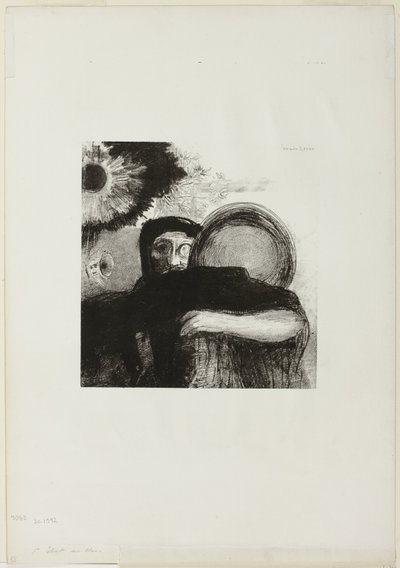 Egy furcsa zsonglőr, 5. lemez a Homage to Goya-tól alkotó: Odilon Redon