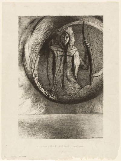 És túl, az Asztrálbálvány, az Apoteózis, 6/2. tábla alkotó: Odilon Redon