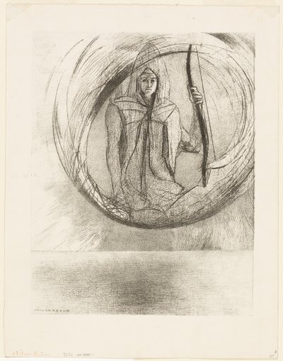 És túl, az Asztrálbálvány, az Apoteózis, 6/2. tábla alkotó: Odilon Redon