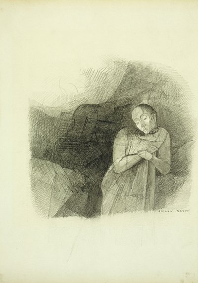 Jelenés, 1870-75 alkotó: Odilon Redon