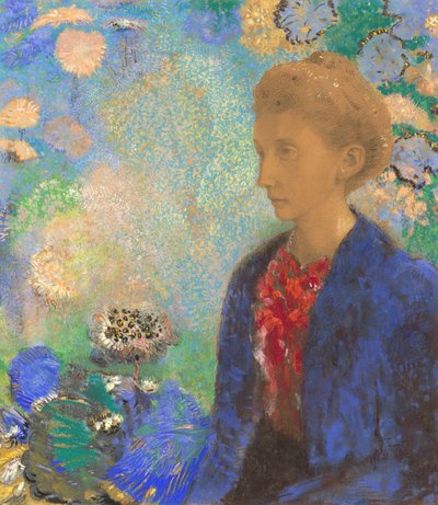 Domecy bárónő alkotó: Odilon Redon