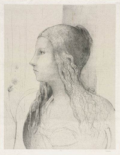Brünnhilde az Istenek alkonyában alkotó: Odilon Redon