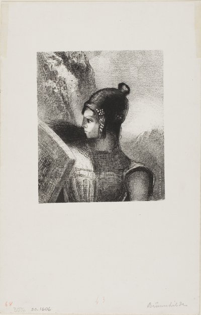 Brunnhilde alkotó: Odilon Redon