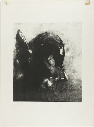 Fogságban lévő Pegazus alkotó: Odilon Redon