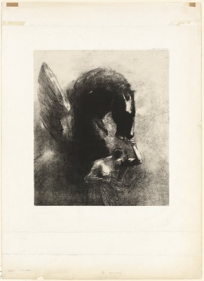 Fogságban lévő Pegazus alkotó: Odilon Redon