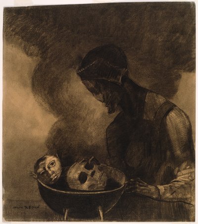 A boszorkány üstje alkotó: Odilon Redon