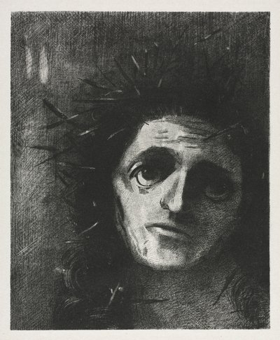 Krisztus, 1887. alkotó: Odilon Redon