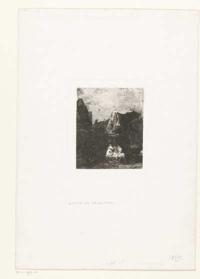 A twee kleine ruitertől A két kis lovas alkotó: Odilon Redon