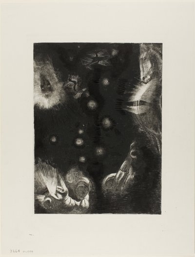 Különböző népek élnek az óceán országaiban, 23/24-es tábla alkotó: Odilon Redon