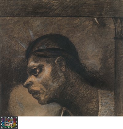 Holland: A nép embere. Rajz Edmond Picard illusztrációjához a Le Juré című folyóiratban. alkotó: Odilon Redon