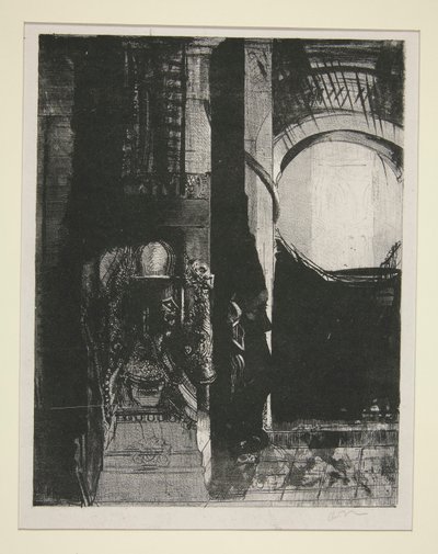 És mindenhol bazaltoszlopok állnak alkotó: Odilon Redon