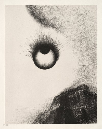 Mindenhol lángolnak a szemgolyók alkotó: Odilon Redon