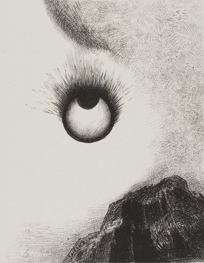 Mindenütt lángol a szemgolyó, 9. tábla a Szent Antal megkísértése című filmből (1. sorozat) alkotó: Odilon Redon