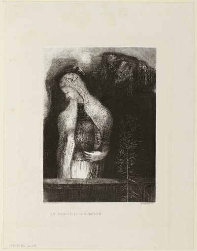 Női Szent és Bogáncs alkotó: Odilon Redon