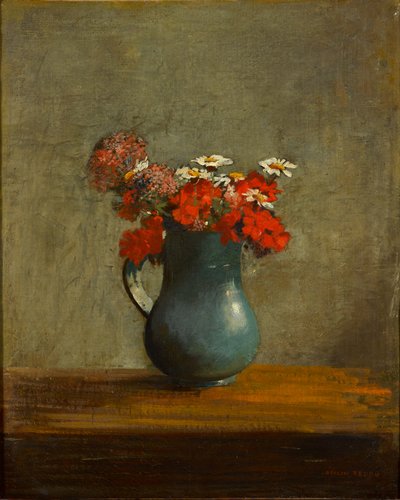 Virágok vázában alkotó: Odilon Redon