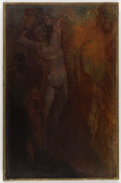 Francia: Composition à trois personnages (Flagelláció) alkotó: Odilon Redon