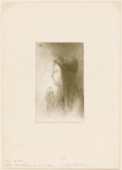 Ferdinand Hérold Chevaleries sentimentales címlapja alkotó: Odilon Redon