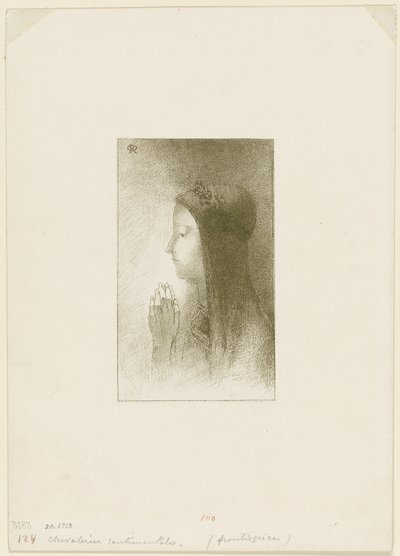 Ferdinand Hérold Chevaleries sentimentales címlapja alkotó: Odilon Redon
