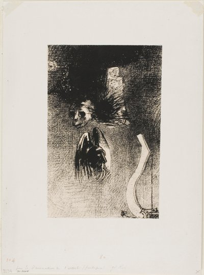 Iwan Gilkin Damnation című művének címlapképe a művész tollából alkotó: Odilon Redon
