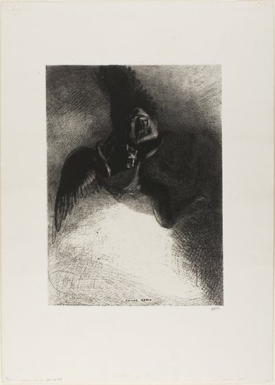 A Gustave Flaubert előlapja (Gustave Flaubertnek) alkotó: Odilon Redon