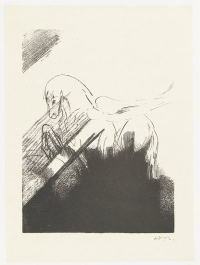 szárnyas ló Cheval aile alkotó: Odilon Redon