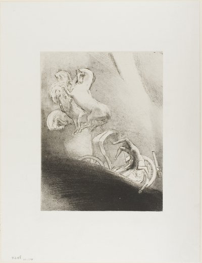 He Falls Head Foremost Into the Abyss, 17/24 alkotó: Odilon Redon