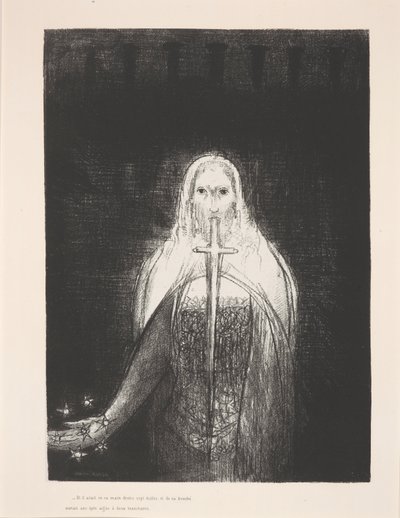 „Jobb kezében tartotta a hét csillagot...”, illusztráció az „Apocalypse de Saint-Jean” sorozatból alkotó: Odilon Redon