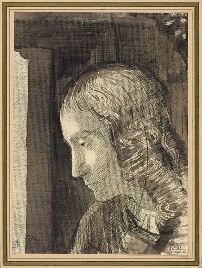 Fej balra alkotó: Odilon Redon