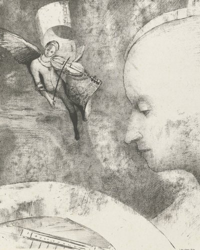 Mennyei művészet, 1894 (nyomtatott) alkotó: Odilon Redon